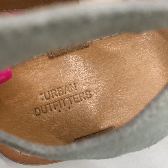 Urban Outfitters Light green Leather Lace Up Sandals Size 7. MCS3736 - Picture 7 of 10